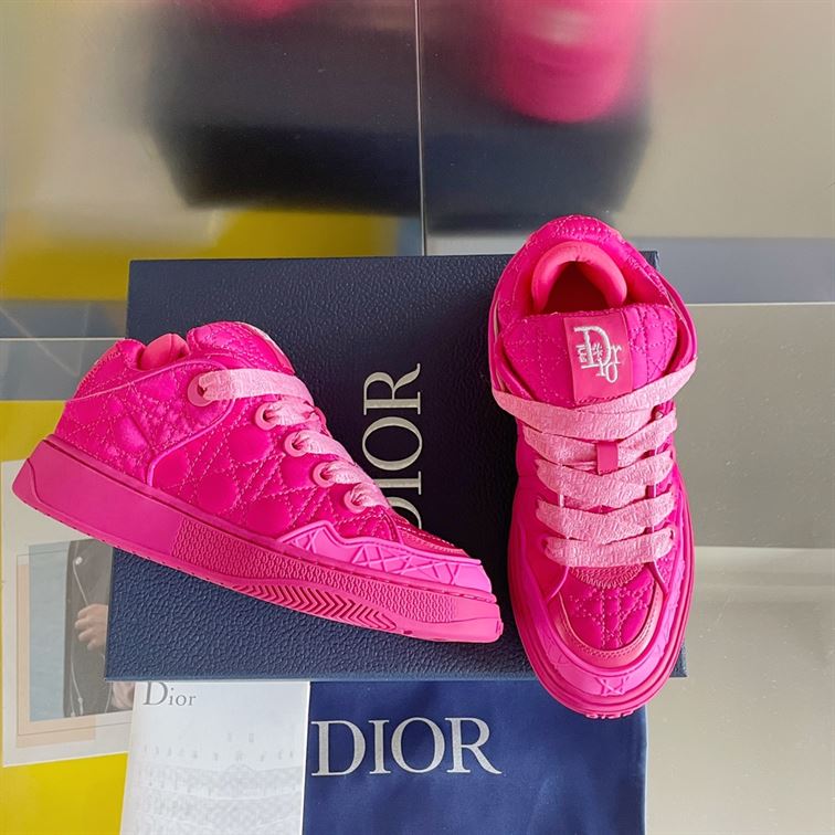 D10r BY ERL B9S SKATER SNEAKER, LIMITED AND NUMBERED EDITION FUCHSIA KUMO CANNAGE SATIN DO093