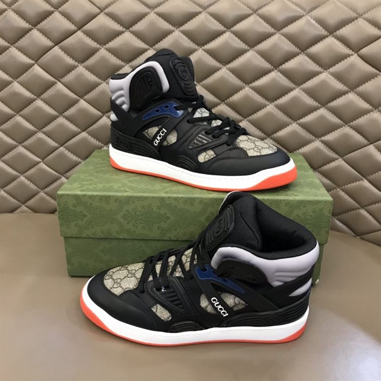 MEN S Gvc*1 BASKET SNEAKER IN BLACK DEMETRA   GCC002