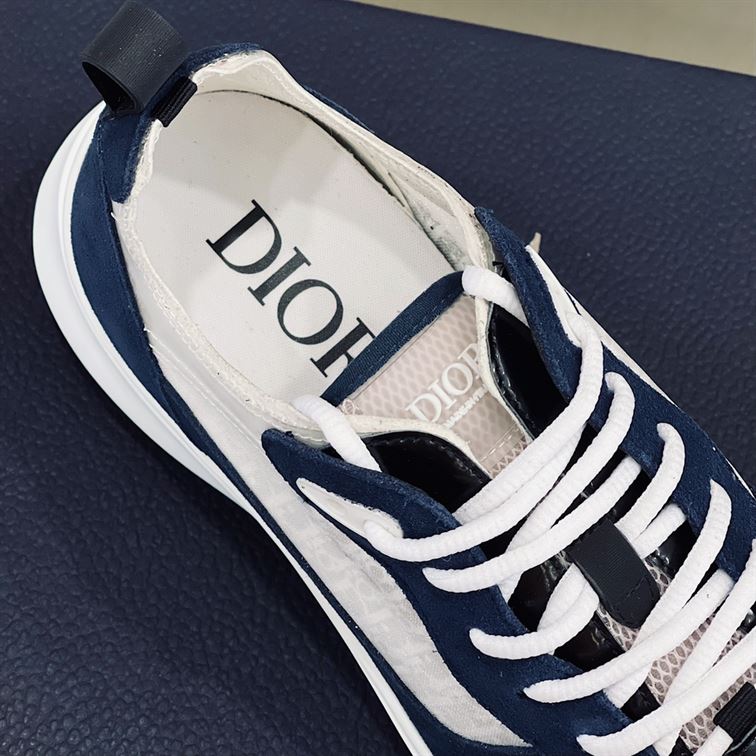 D10r B25 RUNNER NAVY OBLIQUE SUEDE SNEAKER DO063
