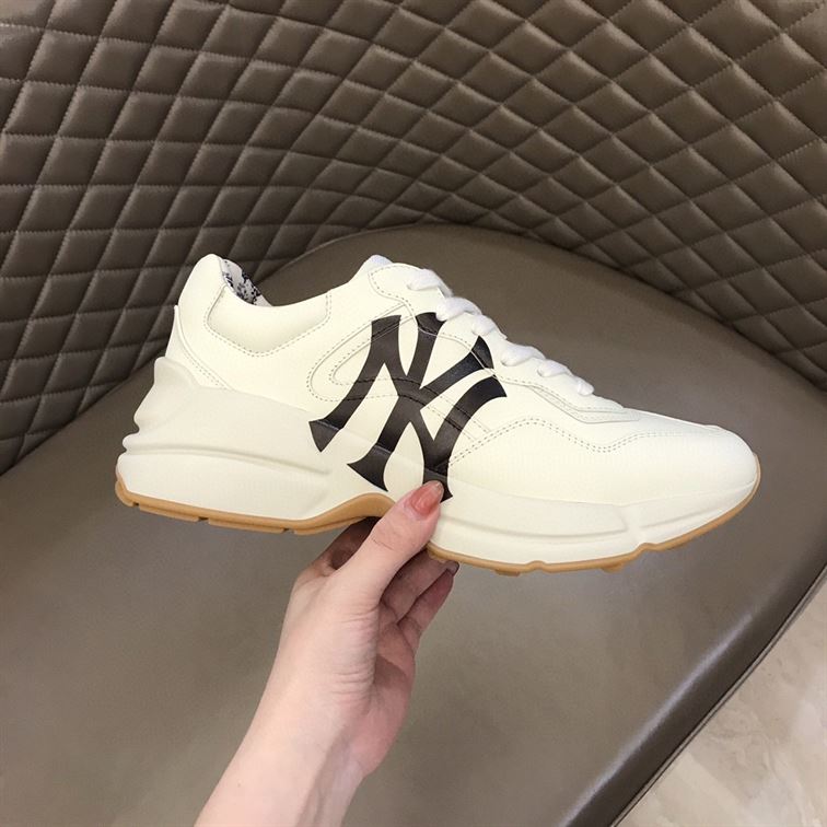 Gvc*1 LEATHER NY YANKEES SNEAKERS   GCC014