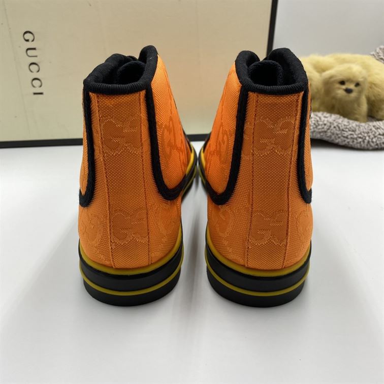 Gvc*1 Dupes Shoes OFF THE GRID HIGH TOP ORANGE   GCC049