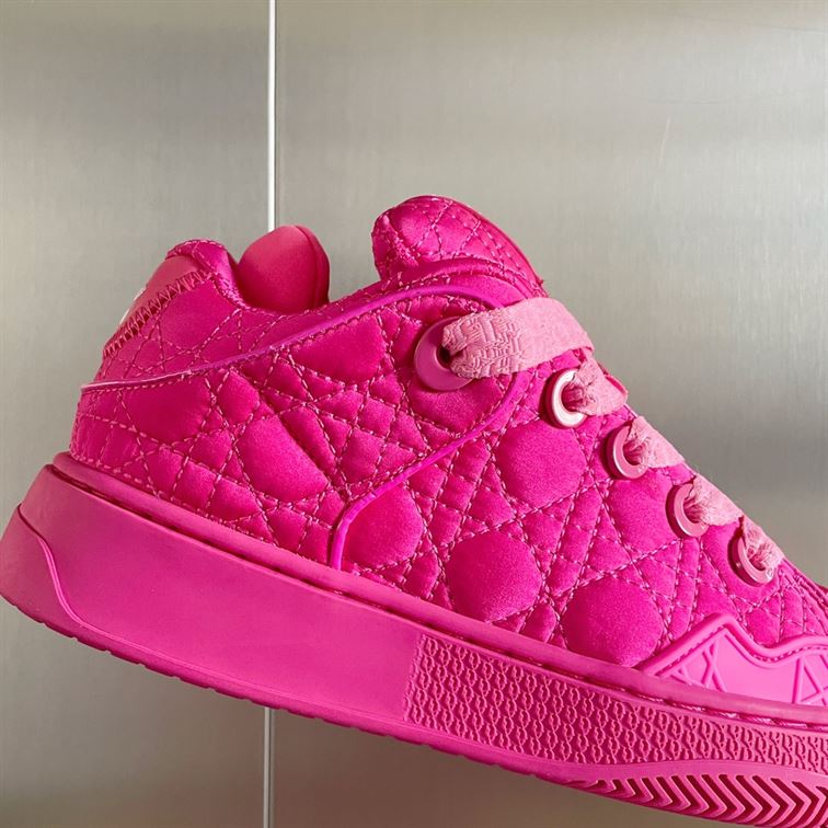 D10r BY ERL B9S SKATER SNEAKER, LIMITED AND NUMBERED EDITION FUCHSIA KUMO CANNAGE SATIN DO093