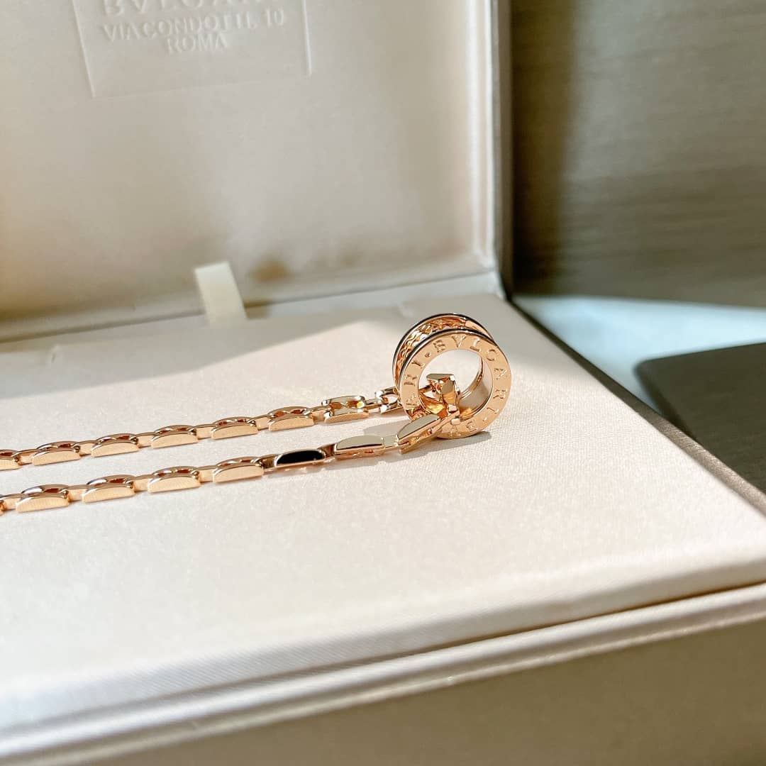 Knockoff Bv1g*ai Logo Necklace