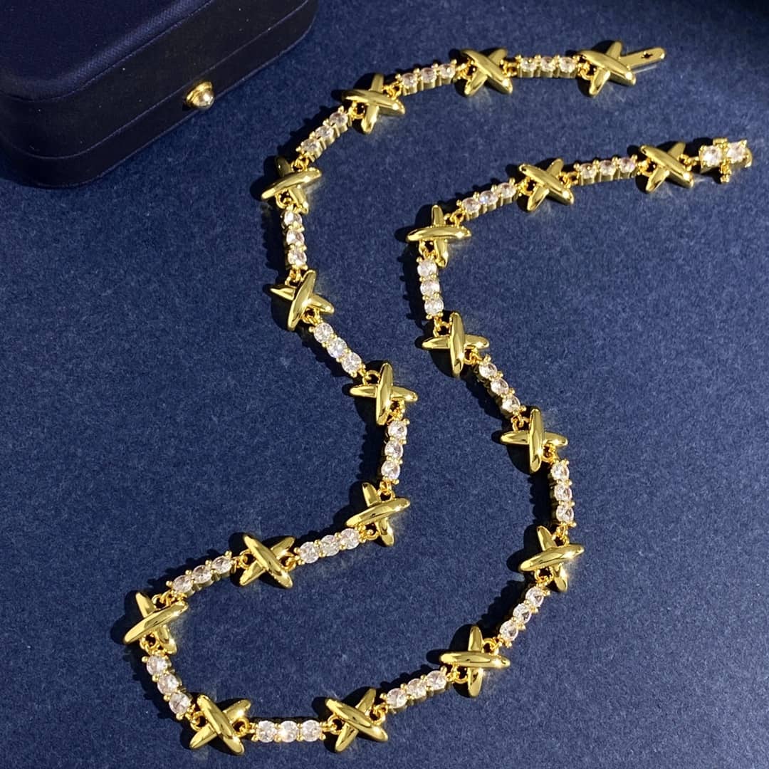 Knockoff L0vis Vvtt0n Logo Necklace