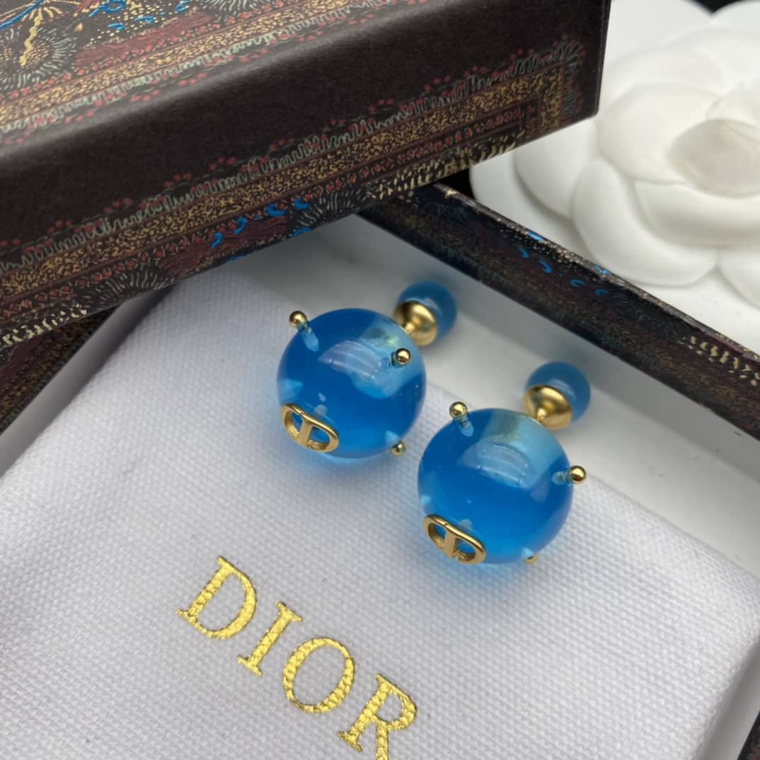Wholesale Chr1st1an D10r Logo Earring