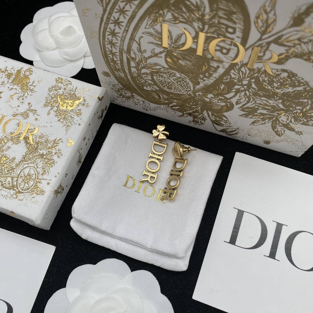 Wholesale Chr1st1an D10r Logo Earring