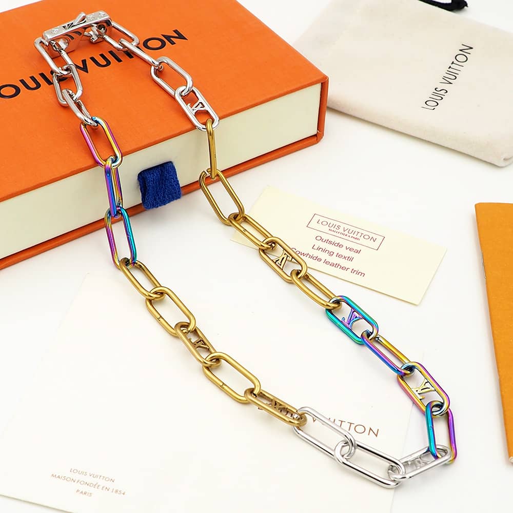 Wholesale L0vis Vvtt0n Logo Necklace