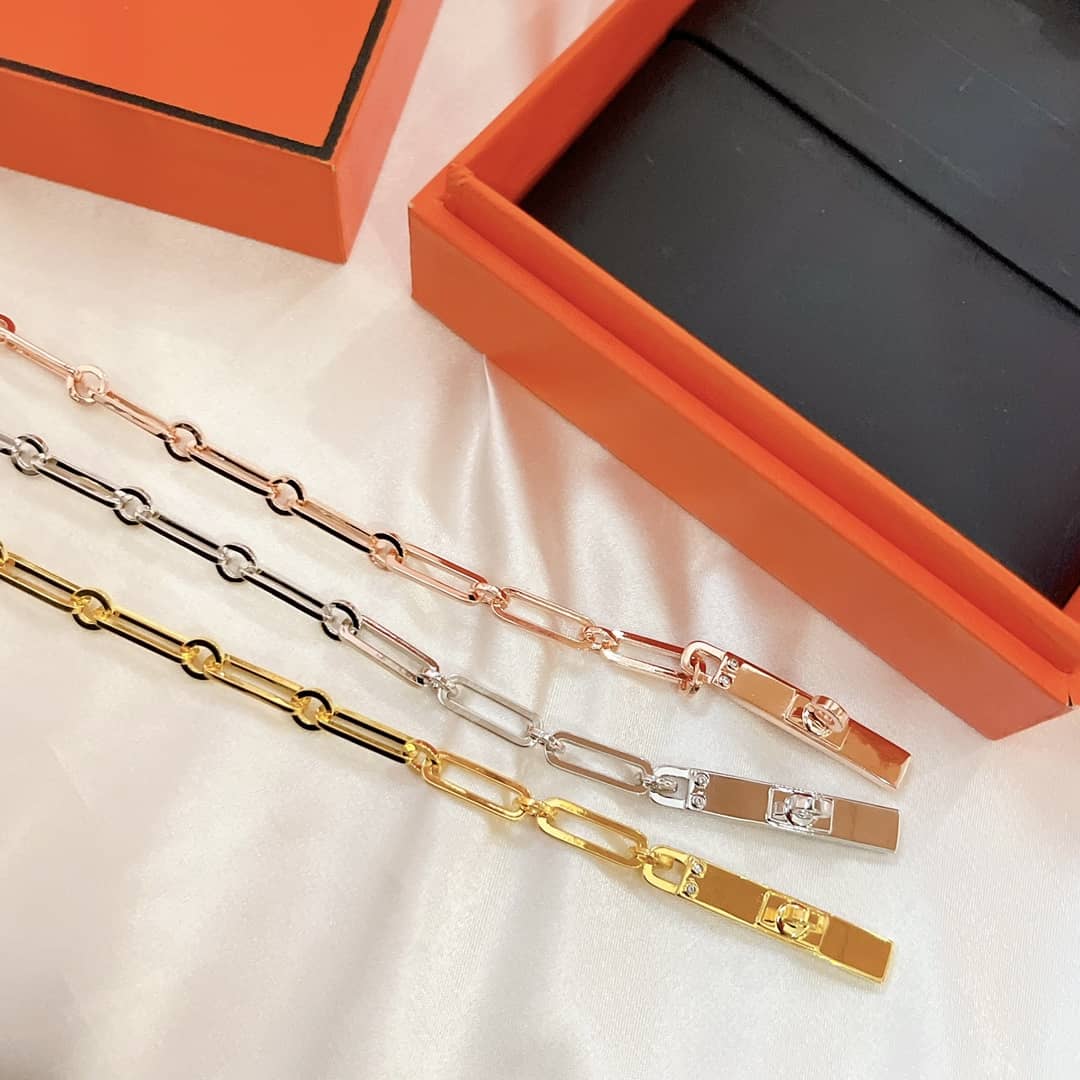 Knockoff H**me5 Logo Bracelet