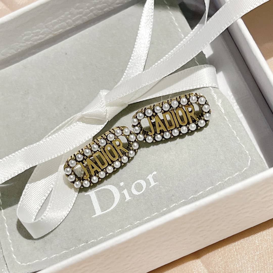 Wholesale Chr1st1an D10r Logo Earring