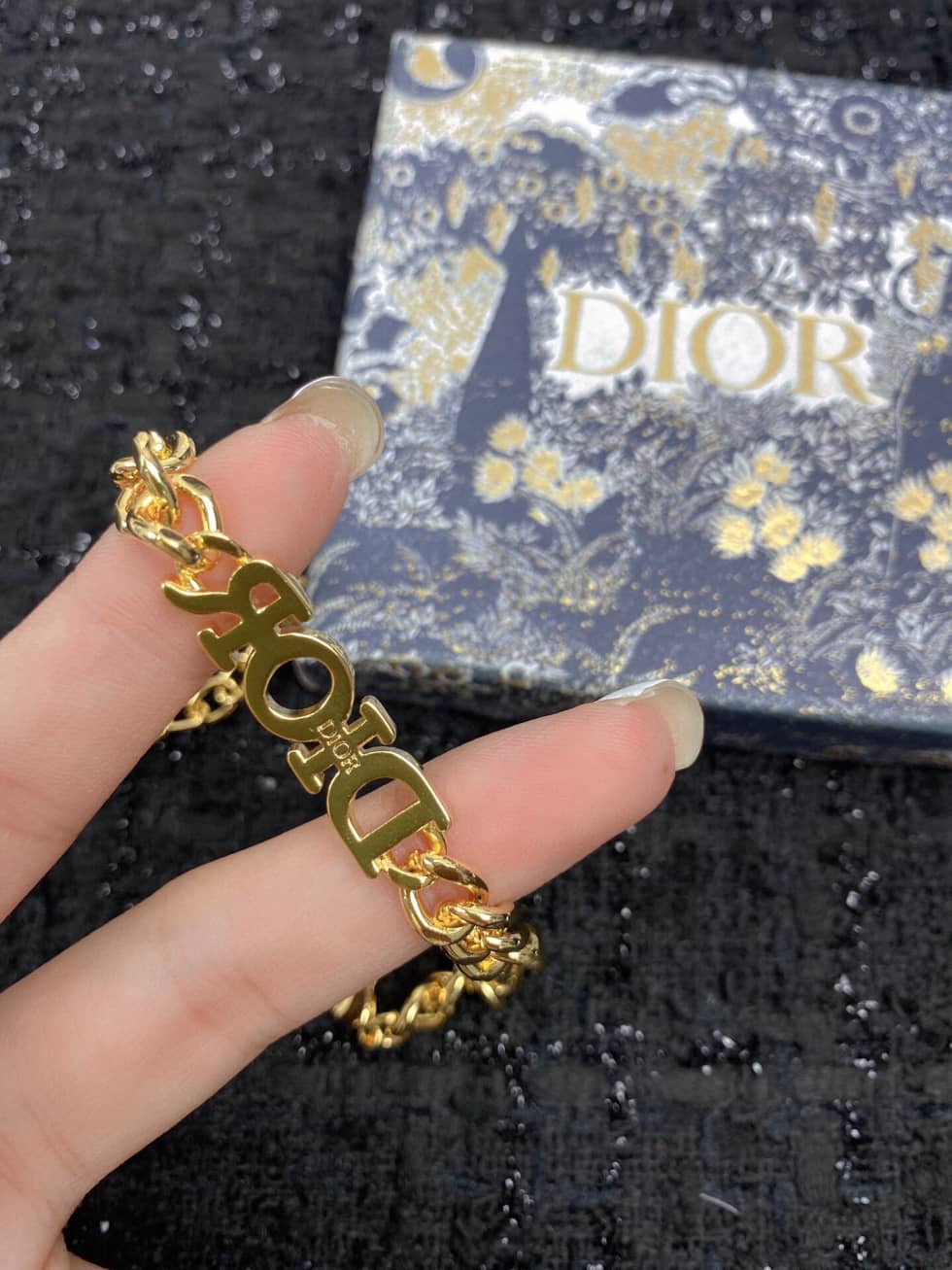 Wholesale Chr1st1an D10r Logo Bracelet
