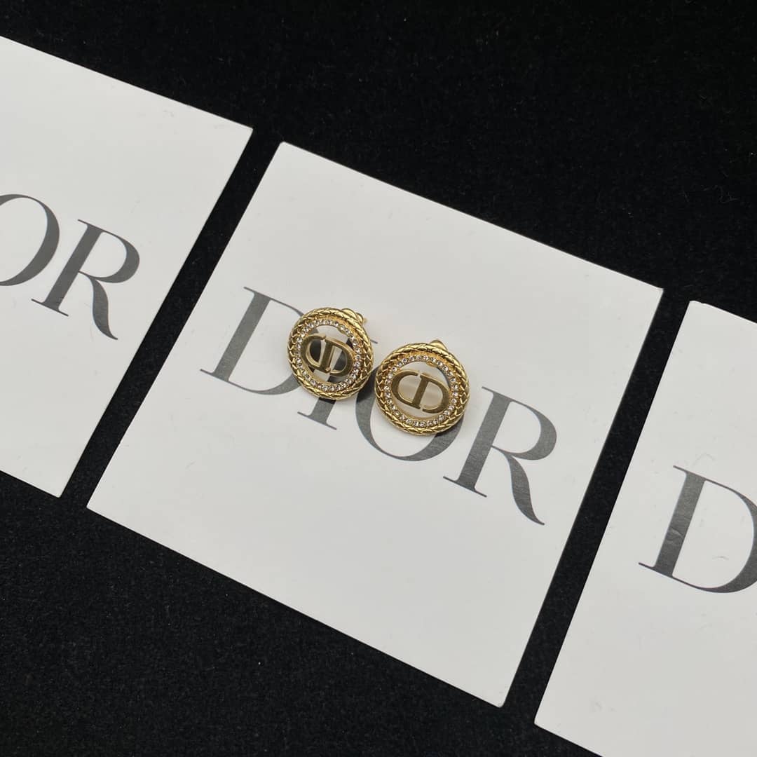 Wholesale Chr1st1an D10r Logo Earring