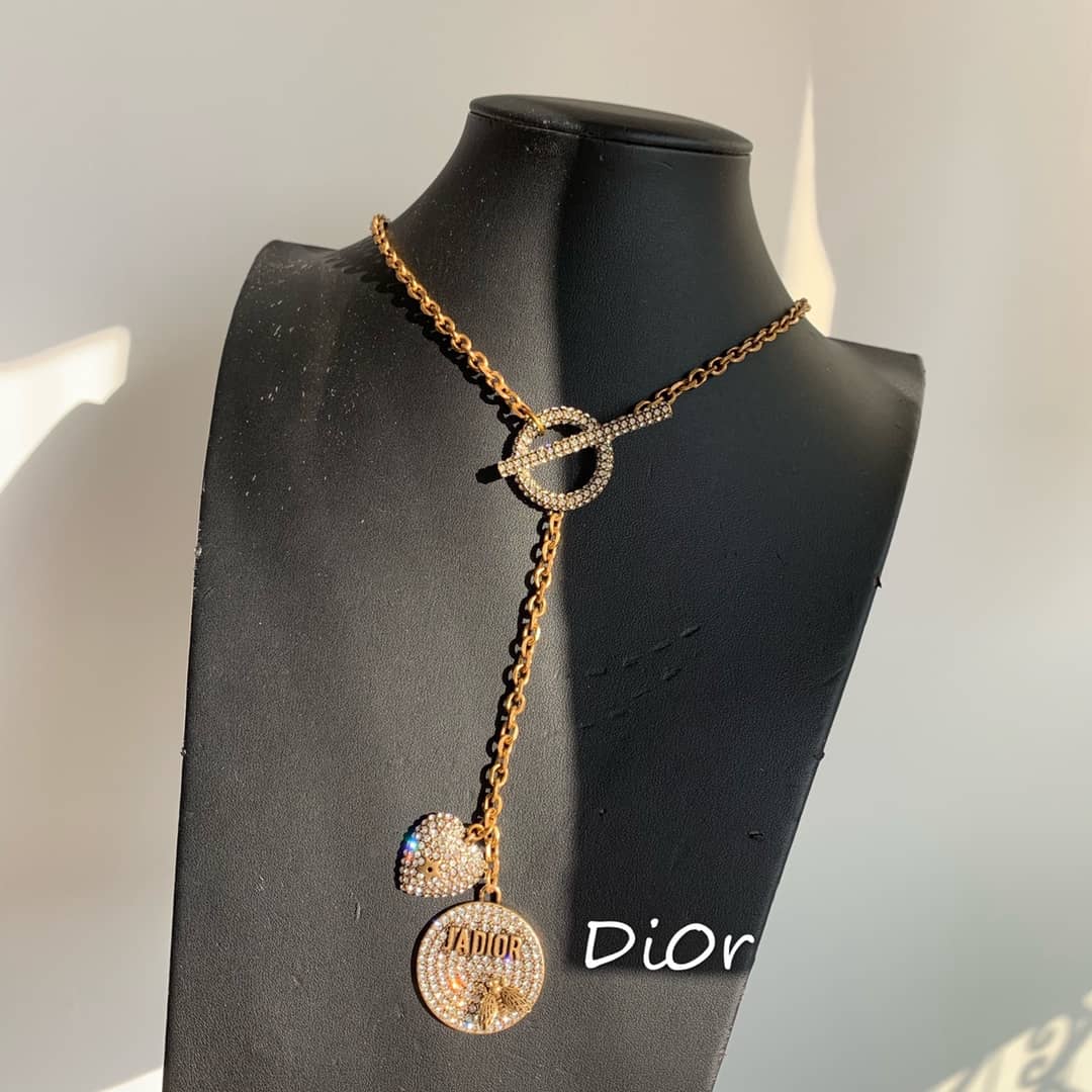 Wholesale Chr1st1an D10r Logo Necklace