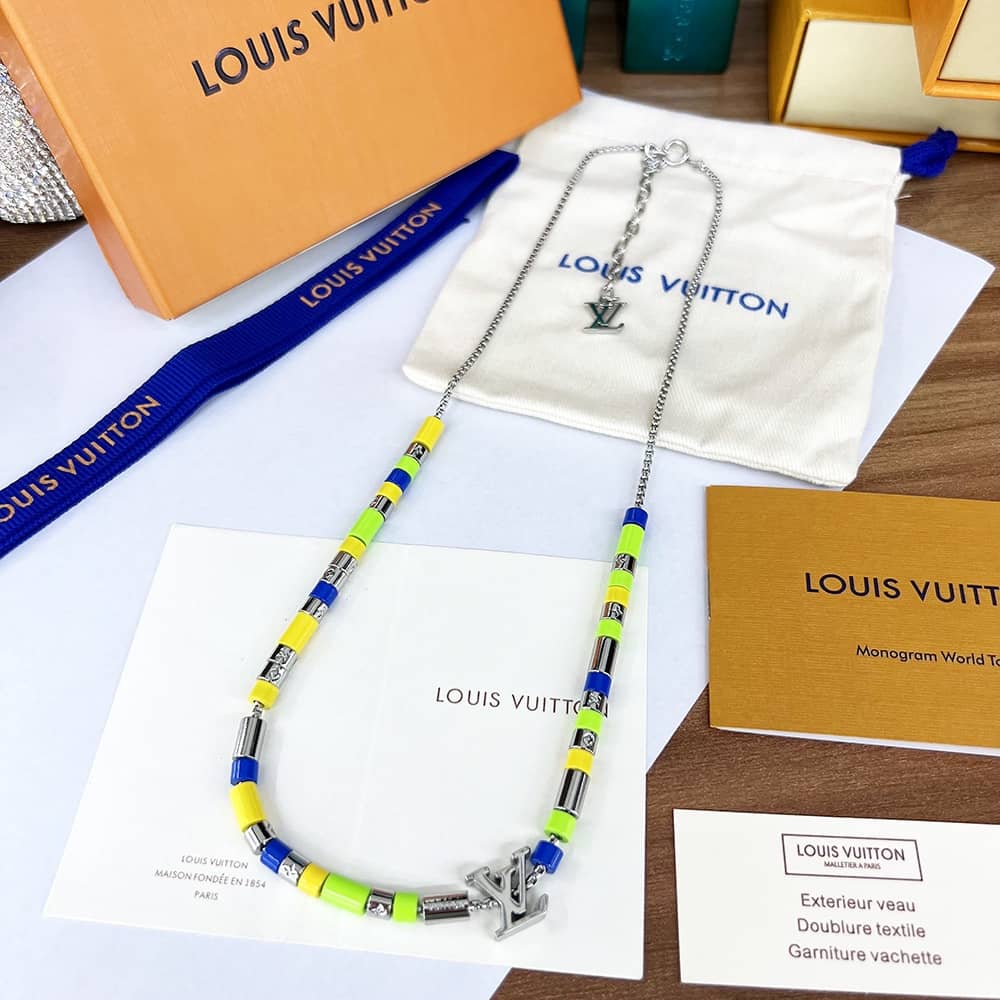 Wholesale L0vis Vvtt0n Logo Necklace