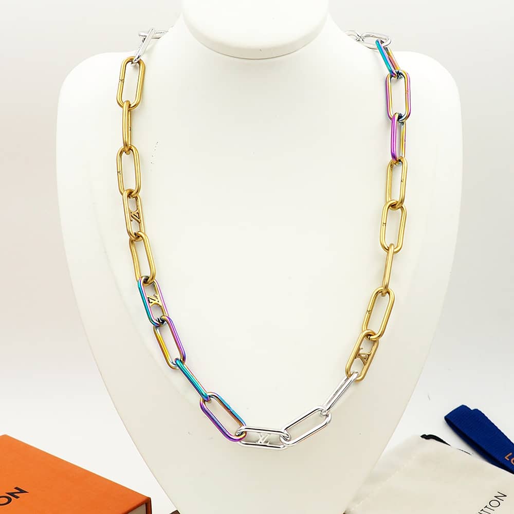 Wholesale L0vis Vvtt0n Logo Necklace