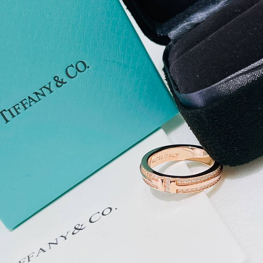 Knockoff T*f*ny Logo Ring