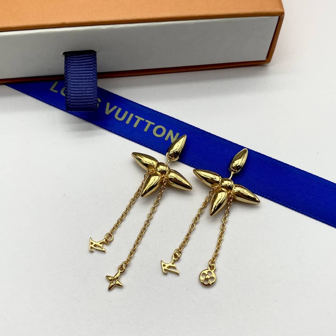 Fake L0vis Vvtt0n Logo Earring