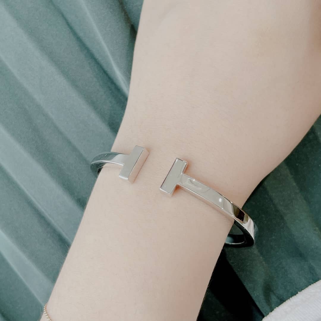 Fake T*f*ny Logo Bracelet