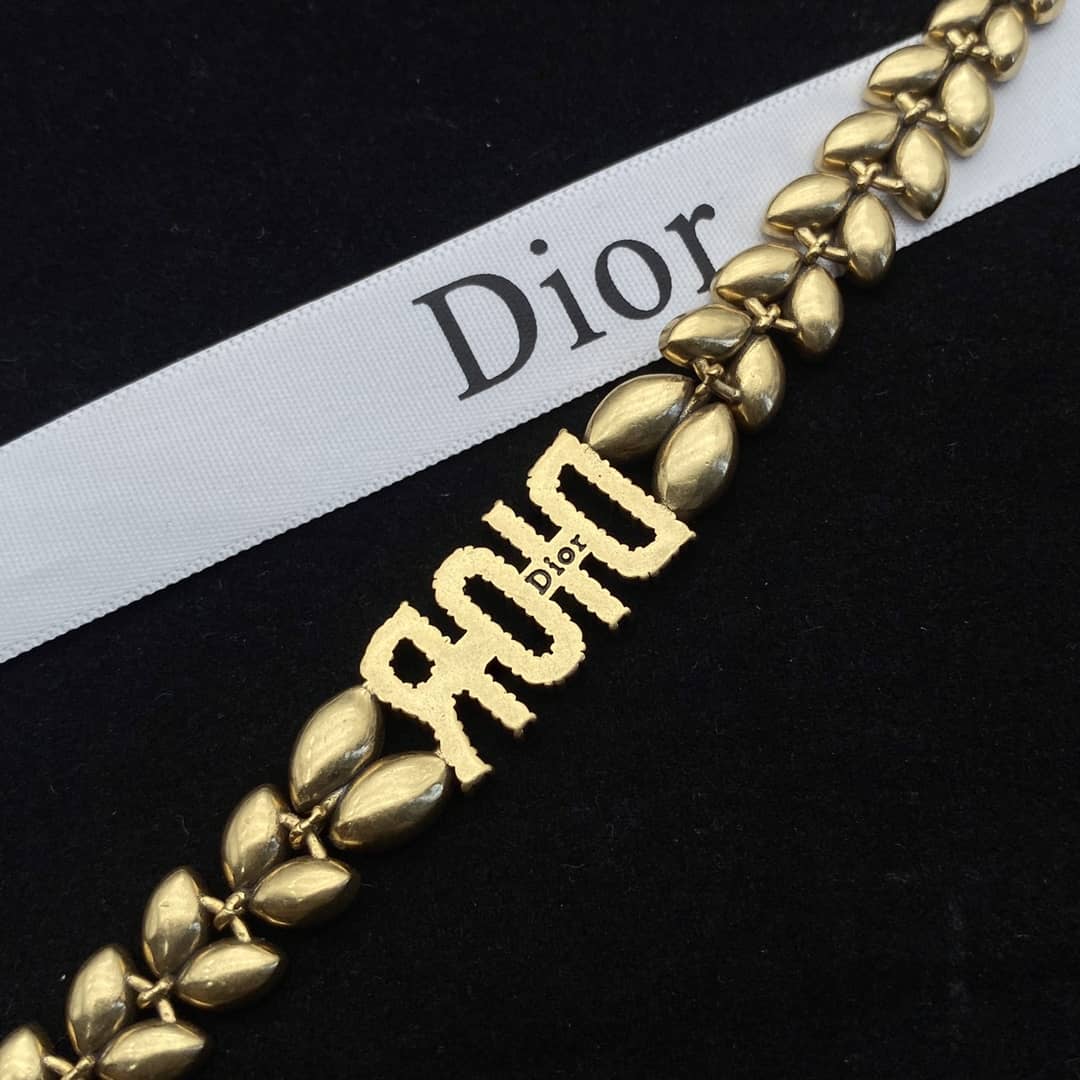 Knockoff Chr1st1an D10r Logo Necklace
