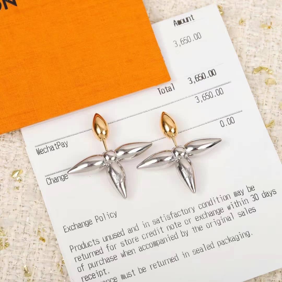 Fake L0vis Vvtt0n Logo Earring