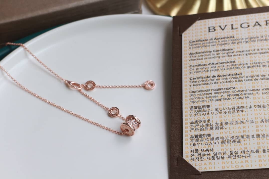 Knockoff Bv1g*ai Logo Necklace