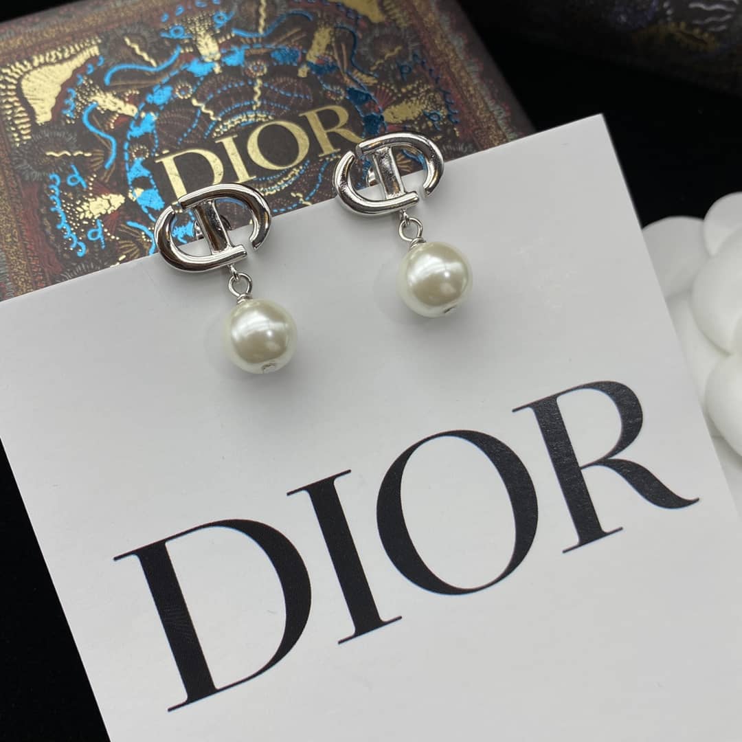 Wholesale Chr1st1an D10r Logo Earring