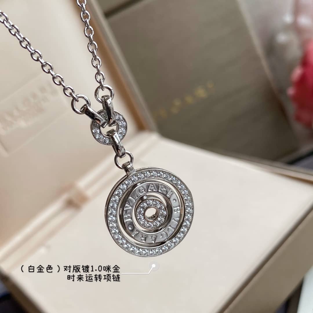 Knockoff Bv1g*ai Logo Necklace