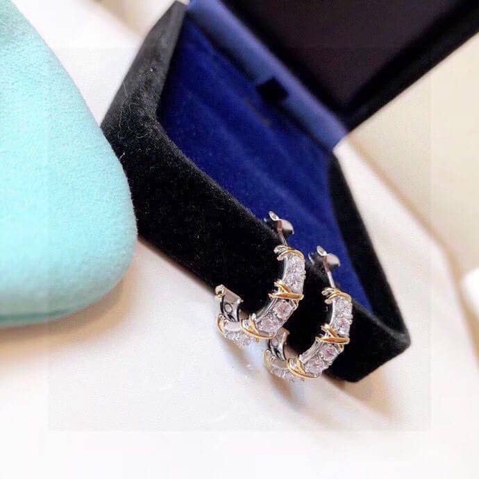 Wholesale T*f*ny Logo Earring