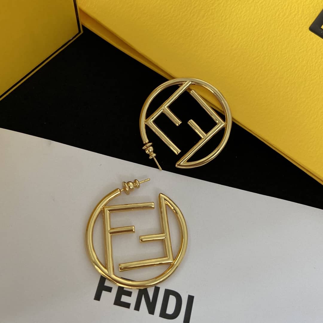 Fake F**di Logo Earring