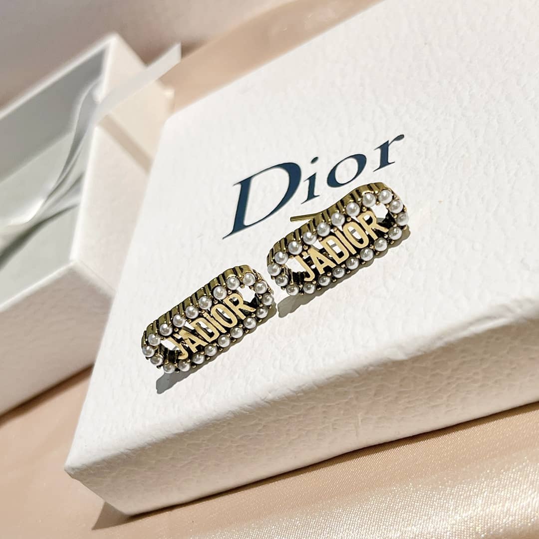 Wholesale Chr1st1an D10r Logo Earring