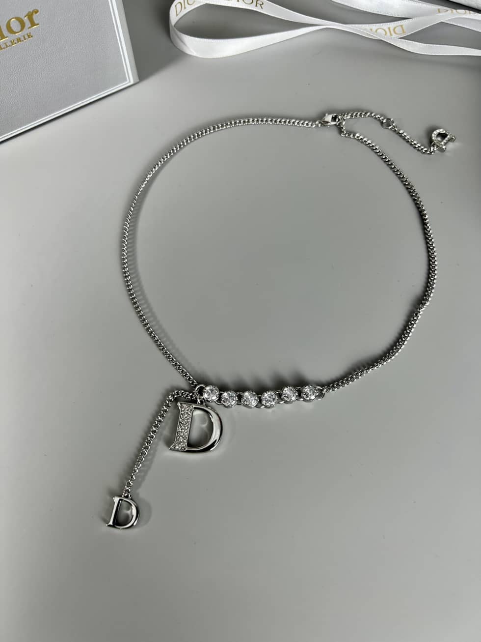 Wholesale Chr1st1an D10r Logo Necklace