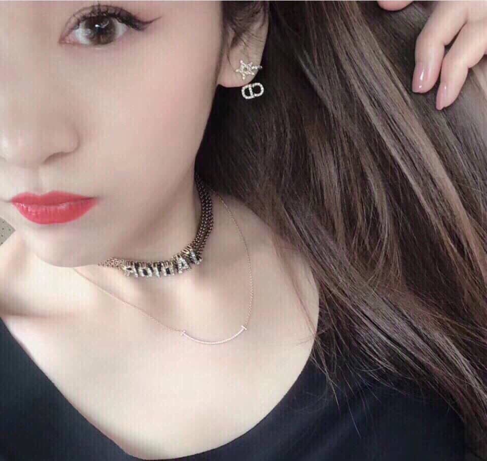 Knockoff Chr1st1an D10r Logo Earring