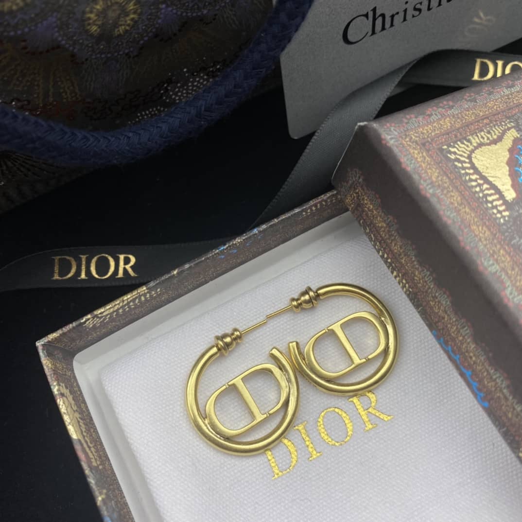 Wholesale Chr1st1an D10r Logo Earring