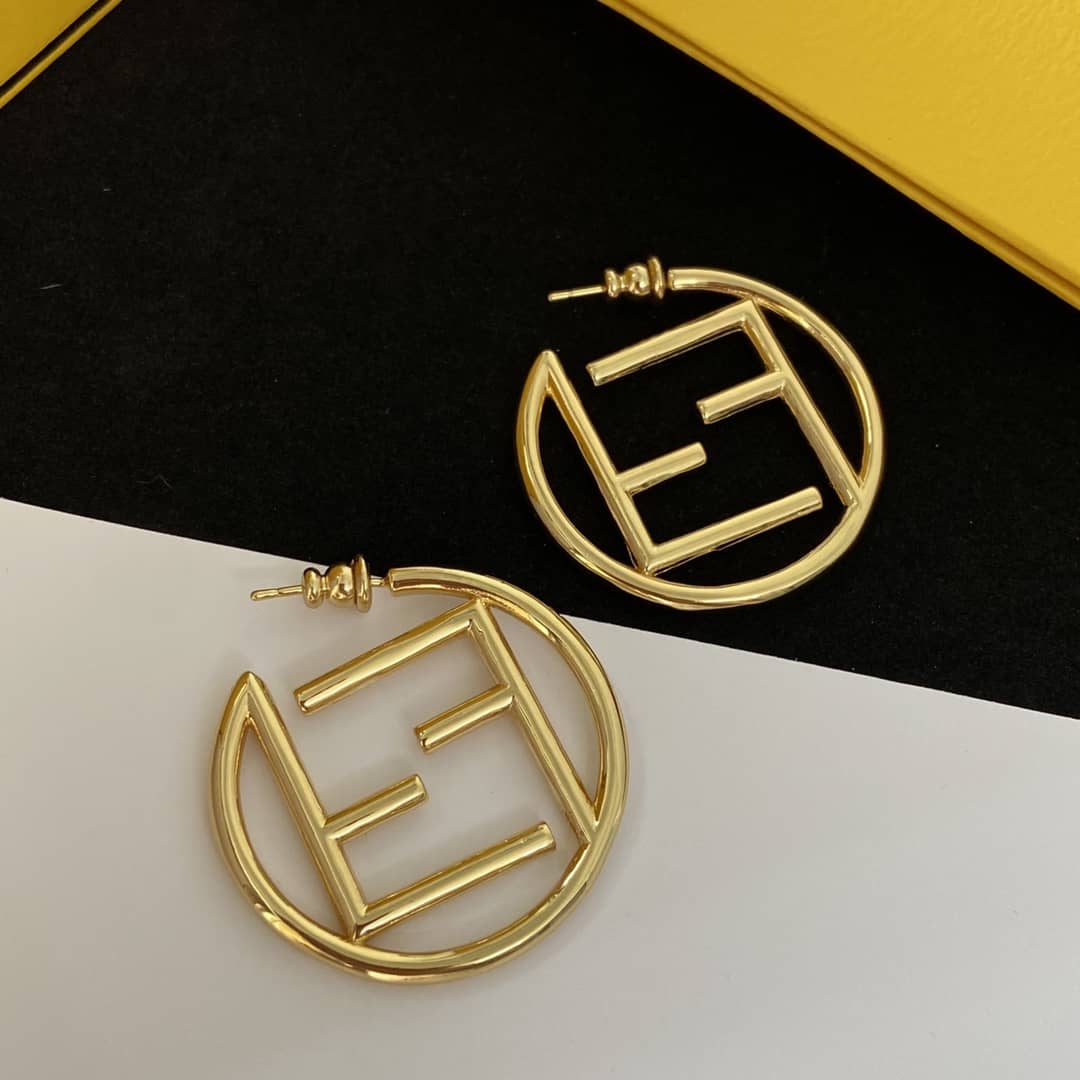 Fake F**di Logo Earring