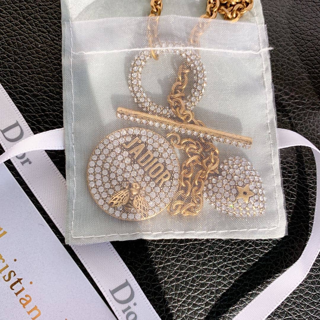 Wholesale Chr1st1an D10r Logo Necklace