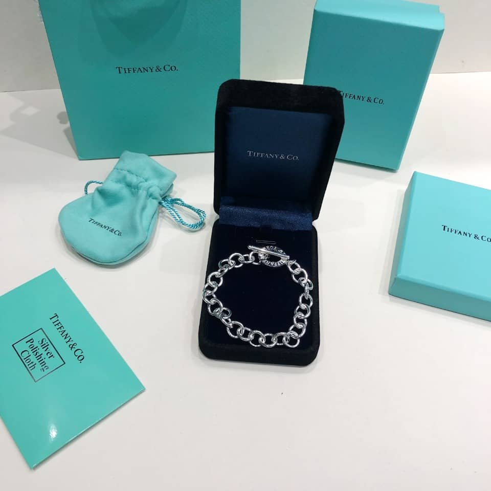 Fake T*f*ny Logo Bracelet