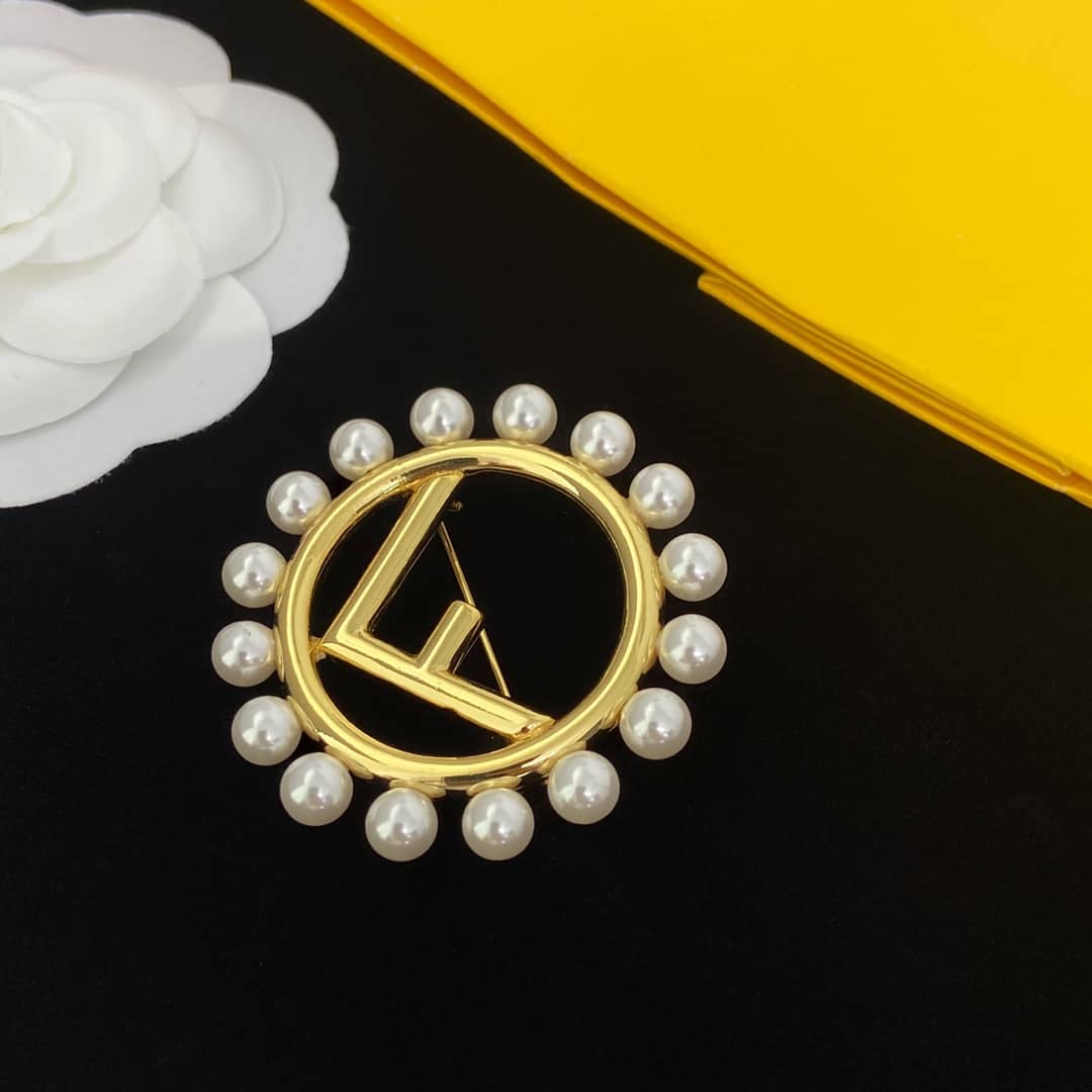 7 Star F**di Brooch