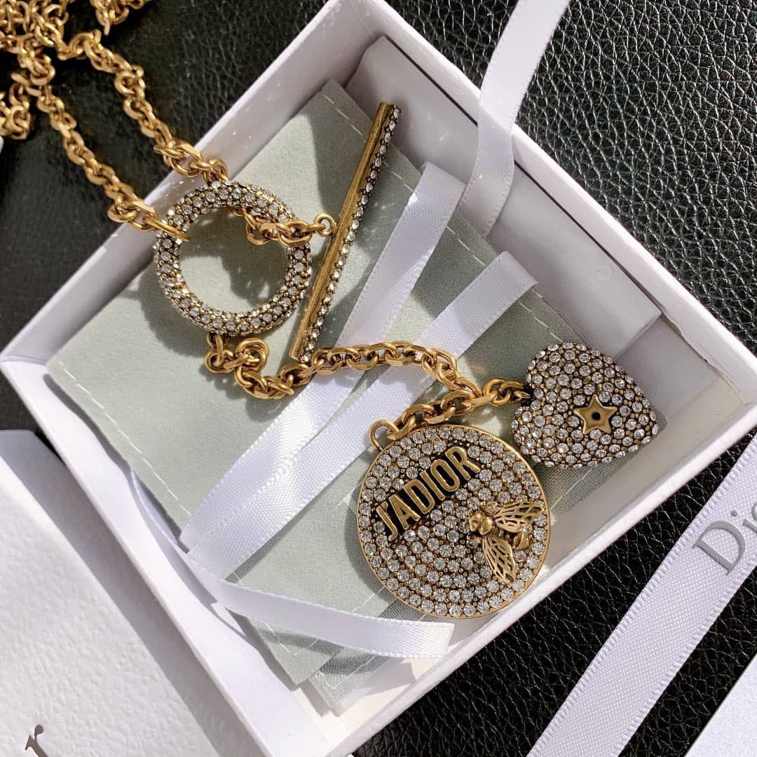 Wholesale Chr1st1an D10r Logo Necklace
