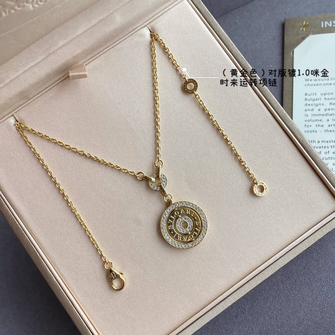 Knockoff Bv1g*ai Logo Necklace