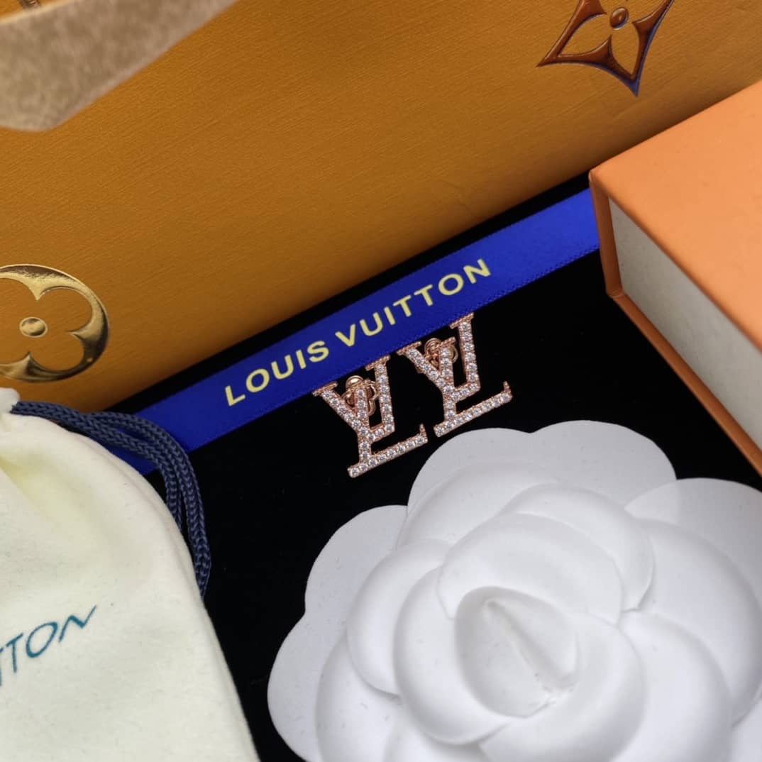 Knockoff L0vis Vvtt0n Logo Earring