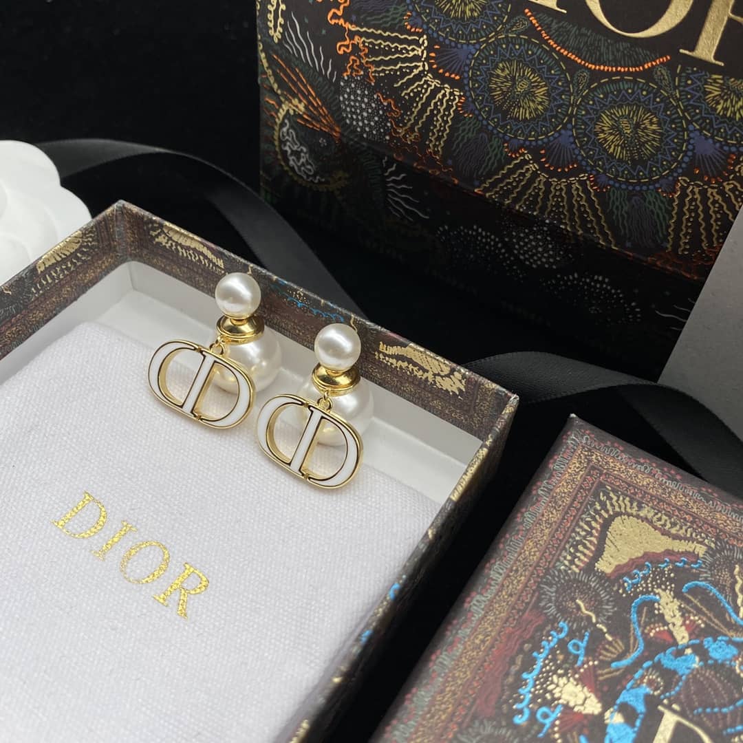 Wholesale Chr1st1an D10r Logo Earring