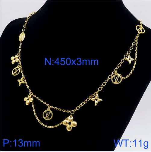 Wholesale L0vis Vvtt0n Logo Necklace