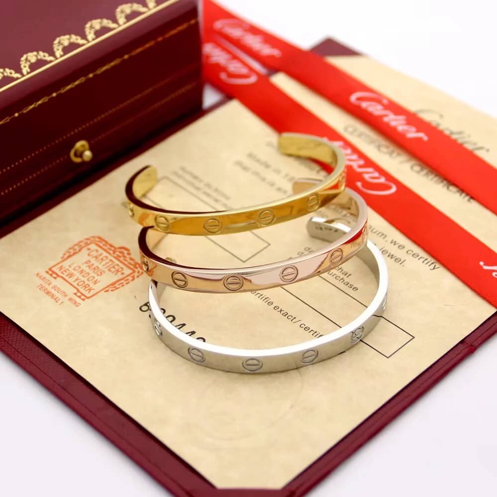 Ca*t1er Bracelet Dupe Logo