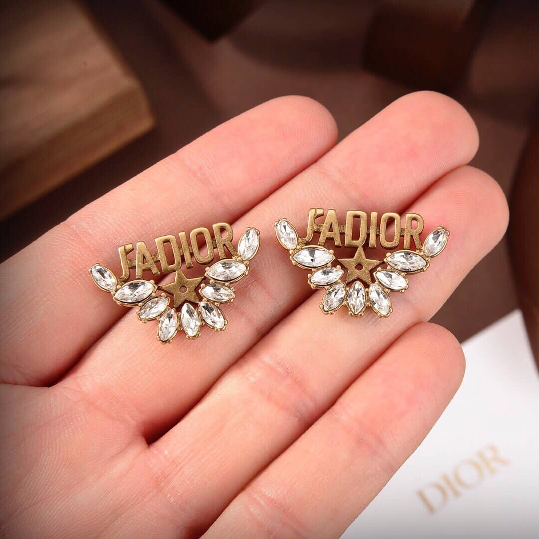 Wholesale Chr1st1an D10r Logo Earring