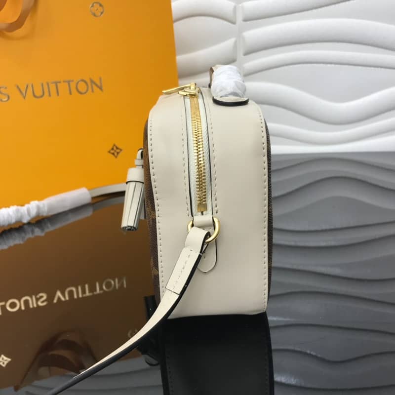 L0vis Vvtt0n Saintonge Monogram Canvas Replica Shoulder Bag White M43557