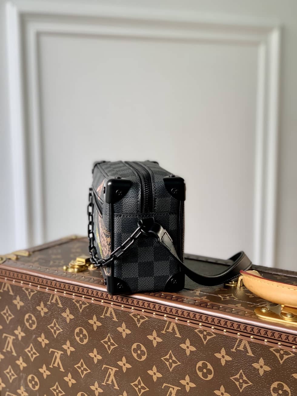 L0vis Vvtt0n Mini Soft Trunk Black N45278 Replica Shoulder Bag