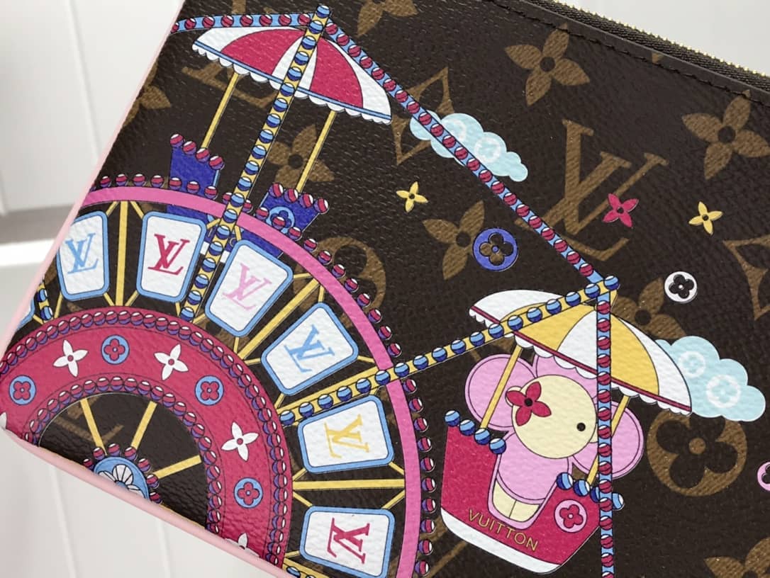 L0vis Vvtt0n Pochette Double Zip Christmas Limited Collection Replica Bag M69744