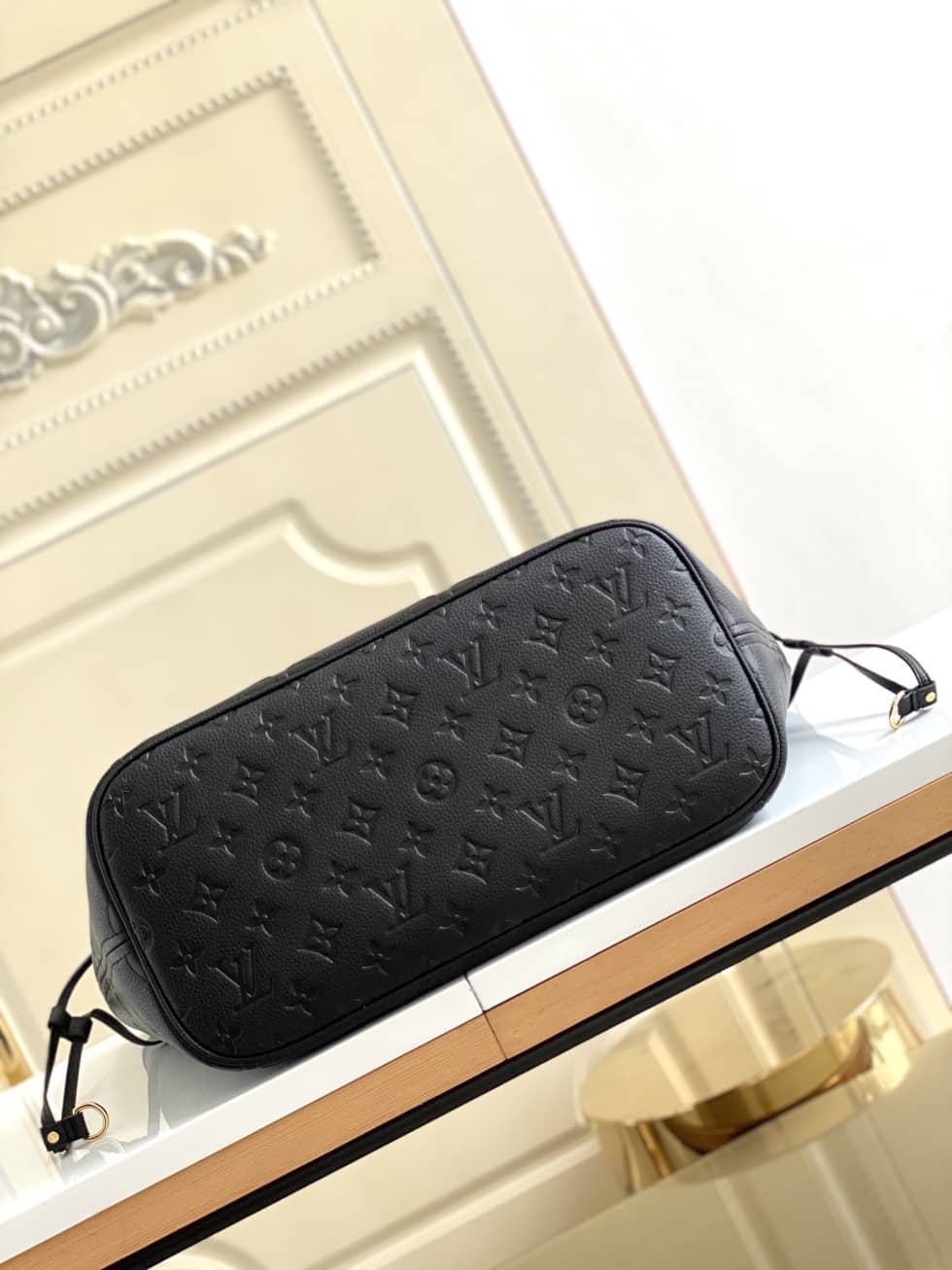 L0vis Vvtt0n Monogram Empreinte Neverfull MM Black M45686 Replica Tote