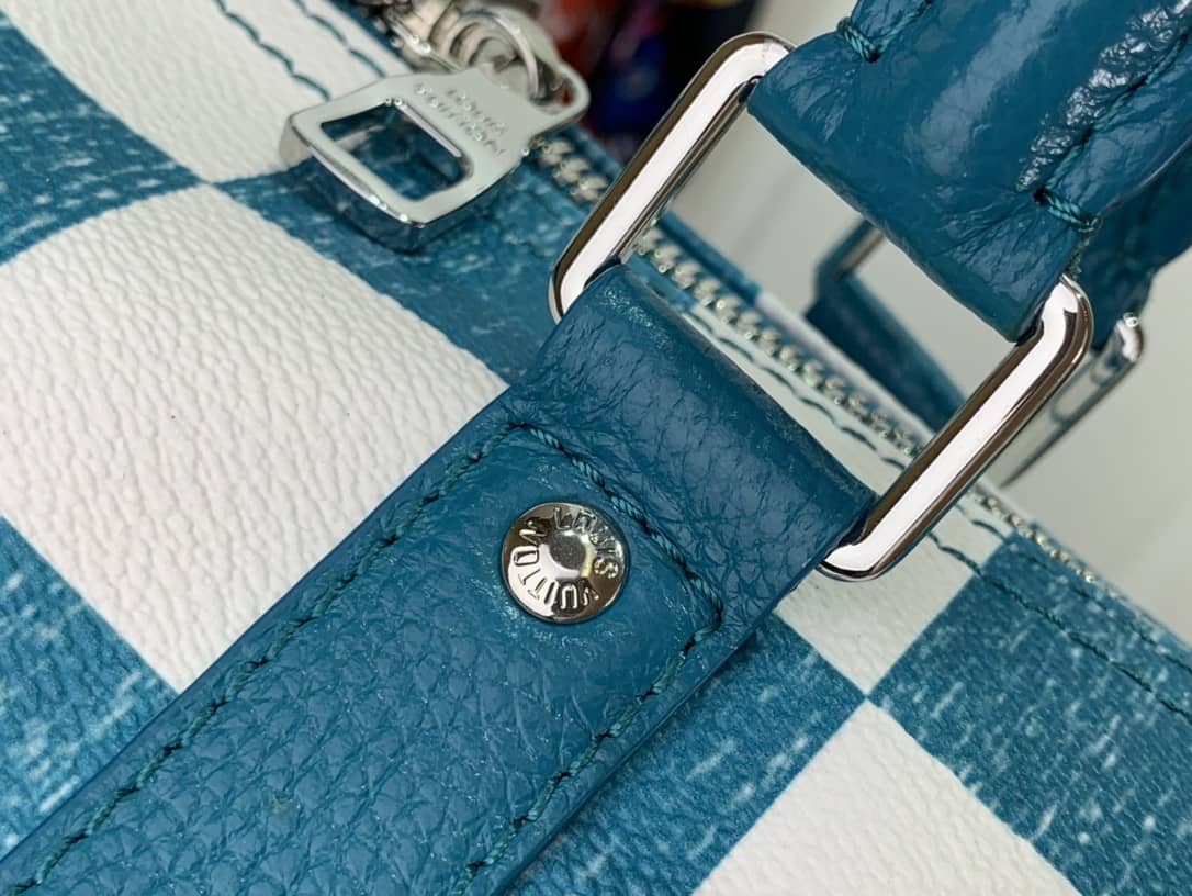 L0vis Vvtt0n Keepall Bandoulière 45 Virgil Abloh Bag Replica Green N80404