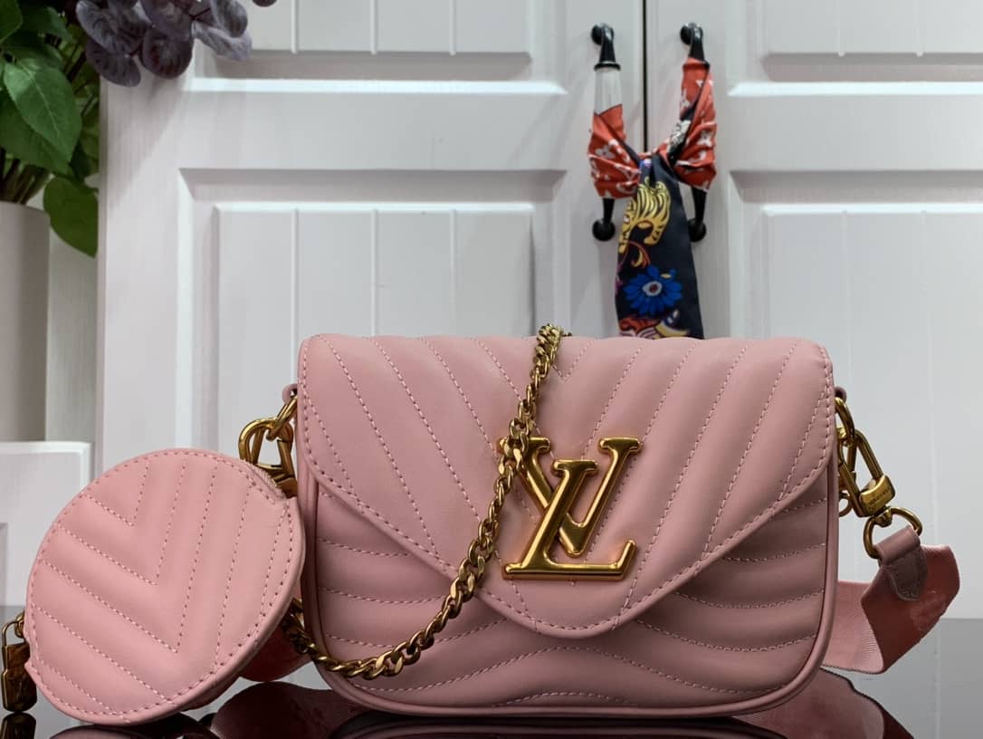 L0vis Vvtt0n New Wave Multi Replica Pochette Pink M56466