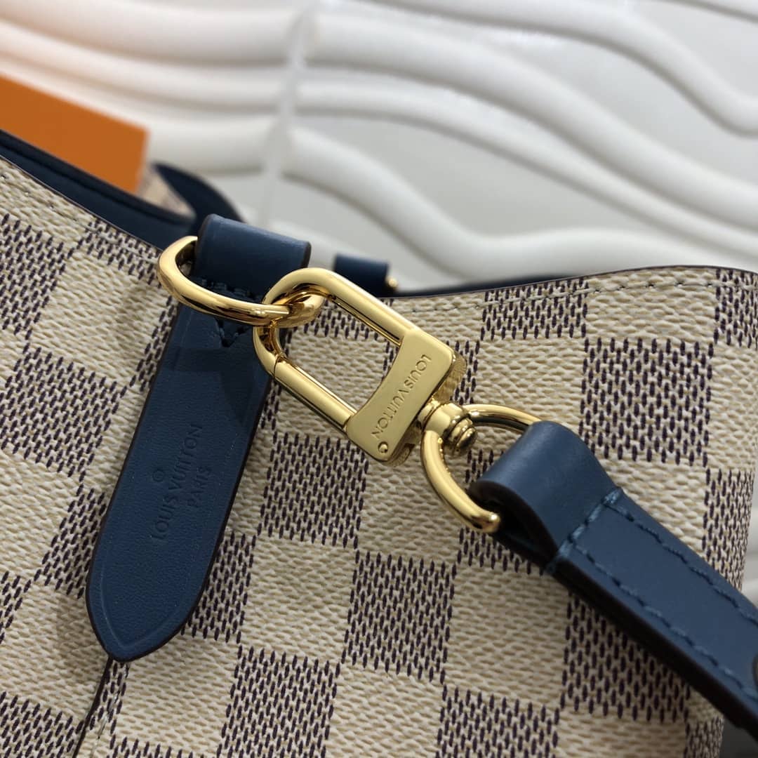 L0vis Vvtt0n Neonoe Replica Bucket Bag Beige Blue M44020